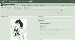 Desktop Screenshot of mana-the-eaglewolf.deviantart.com