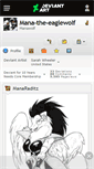 Mobile Screenshot of mana-the-eaglewolf.deviantart.com