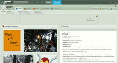 Desktop Screenshot of and891.deviantart.com
