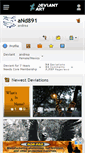 Mobile Screenshot of and891.deviantart.com