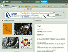 Tablet Screenshot of and891.deviantart.com