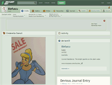 Tablet Screenshot of blefuscu.deviantart.com
