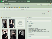 Tablet Screenshot of chastitychevy.deviantart.com