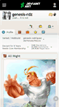 Mobile Screenshot of genesis-rdz.deviantart.com