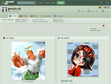 Tablet Screenshot of genesis-rdz.deviantart.com