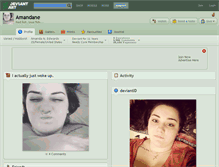 Tablet Screenshot of amandane.deviantart.com