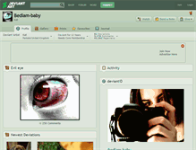 Tablet Screenshot of bedlam-baby.deviantart.com