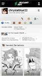 Mobile Screenshot of chrystalblue22.deviantart.com