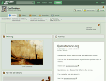 Tablet Screenshot of darth-akao.deviantart.com