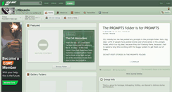 Desktop Screenshot of litbound.deviantart.com