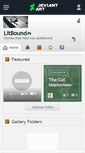 Mobile Screenshot of litbound.deviantart.com