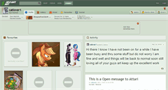 Desktop Screenshot of catlover1.deviantart.com