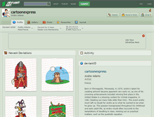 Tablet Screenshot of cartoonexpress.deviantart.com