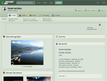 Tablet Screenshot of innerversion.deviantart.com