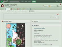 Tablet Screenshot of nayrudreamcatcher.deviantart.com