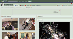 Desktop Screenshot of darknessinzeros.deviantart.com