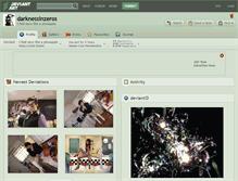 Tablet Screenshot of darknessinzeros.deviantart.com