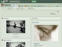 Tablet Screenshot of dante121.deviantart.com