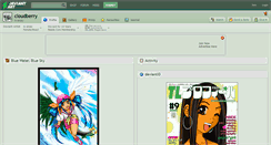 Desktop Screenshot of cloudberry.deviantart.com