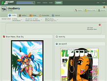 Tablet Screenshot of cloudberry.deviantart.com