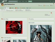 Tablet Screenshot of lady-phantomhive.deviantart.com