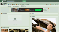 Desktop Screenshot of cutterp.deviantart.com
