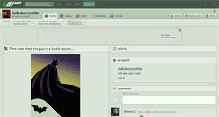 Desktop Screenshot of halbdaemonkite.deviantart.com
