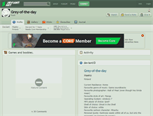 Tablet Screenshot of grey-of-the-day.deviantart.com