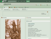 Tablet Screenshot of nadya-simone.deviantart.com