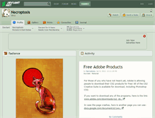 Tablet Screenshot of necroptosis.deviantart.com