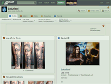Tablet Screenshot of lotuslani.deviantart.com