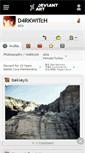 Mobile Screenshot of d4rkwitch.deviantart.com