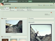 Tablet Screenshot of d4rkwitch.deviantart.com