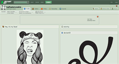 Desktop Screenshot of halfeatencookie.deviantart.com