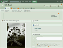 Tablet Screenshot of nzio-zhaat.deviantart.com