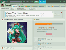 Tablet Screenshot of animeflygirl80.deviantart.com