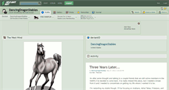 Desktop Screenshot of dancingdragonstables.deviantart.com
