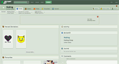 Desktop Screenshot of nodrog.deviantart.com