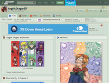 Tablet Screenshot of angelicdragonelf.deviantart.com