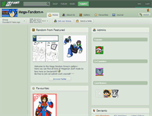 Tablet Screenshot of mega-fandom.deviantart.com