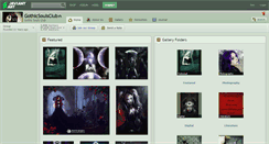 Desktop Screenshot of gothicsoulsclub.deviantart.com