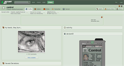 Desktop Screenshot of control.deviantart.com