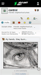 Mobile Screenshot of control.deviantart.com