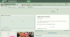 Desktop Screenshot of creepyness-incarnate.deviantart.com
