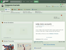 Tablet Screenshot of creepyness-incarnate.deviantart.com