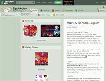 Tablet Screenshot of egg-adopts.deviantart.com