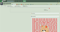Desktop Screenshot of kikicupcakewolf.deviantart.com