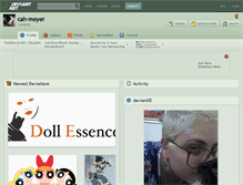 Tablet Screenshot of cah-meyer.deviantart.com