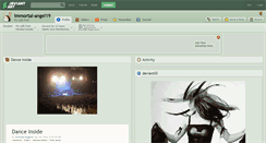 Desktop Screenshot of immortal-angel19.deviantart.com
