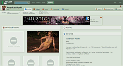 Desktop Screenshot of american-model.deviantart.com